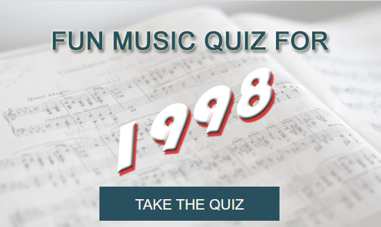 Take the Fun Music Quiz for 1998